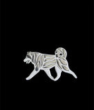 Alaskan Malamute Lapel Pin - Men and Women Movement Brooch