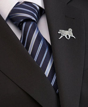 Alaskan Malamute Lapel Pin - Men and Women Movement Brooch