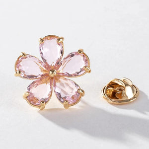Multicolor Flower Brooch Acrylic Alloy Brooch for Women PD759