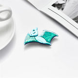 Green Pterodactyl Dinosaur Acrylic Brooches Lapel Pins