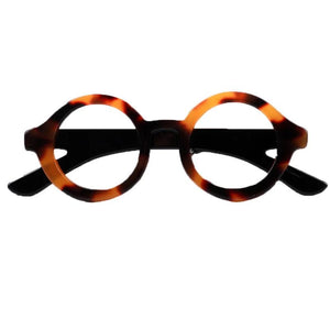 Leopard Print Glasses Acrylic Brooches Pins Vintage Eyeglasses Frame Badge