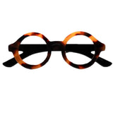 Leopard Print Glasses Acrylic Brooches Pins Vintage Eyeglasses Frame Badge