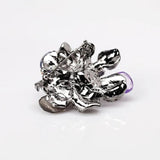 Vintage Acrylic Flower Brooches Women Pearl Brooch