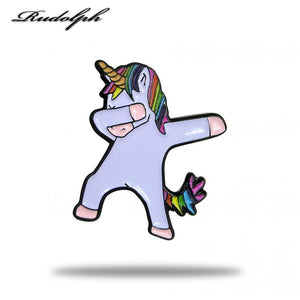 Happy Dancing Unicorn Enamel Pin