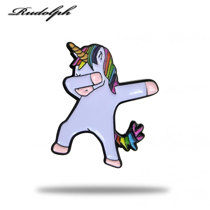 Happy Dancing Unicorn Enamel Pin