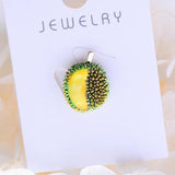 Summer Durian Collar Pins Enamel Fruits Party Brooch