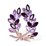 Crystal Rhinestones Brooches Lapel Pin Suit Coat Scarf Dress Accessories