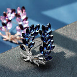 Crystal Rhinestones Brooches Lapel Pin Suit Coat Scarf Dress Accessories