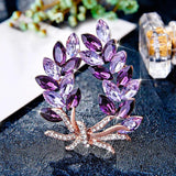 Crystal Rhinestones Brooches Lapel Pin Suit Coat Scarf Dress Accessories