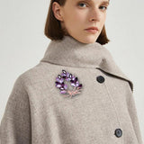 Crystal Rhinestones Brooches Lapel Pin Suit Coat Scarf Dress Accessories