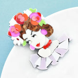 Acrylic Ancient Costume Lady Brooches For Women