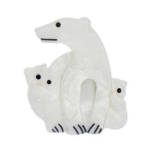 Acrylic Polar Bear Brooches Animal Pins Badges Jewelry Gift