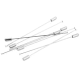 10Pcs Brooch Pins Safety Pin With Stopper Ends Rhodium Copper DIY Jewelry Making