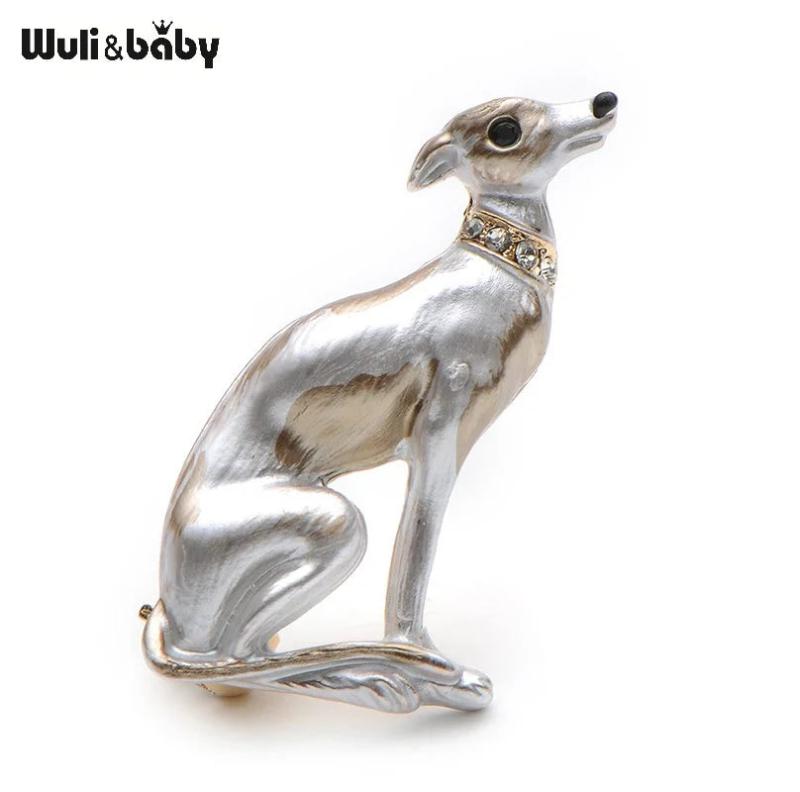 Enamel Dog Brooches Alloy Suits Sweater Scarf Buckle