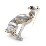 Enamel Dog Brooches Alloy Suits Sweater Scarf Buckle