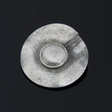 Vintage Women Hat Brooches Metal Lapel Pins Round Wedding Hijab Pin