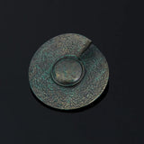 Vintage Women Hat Brooches Metal Lapel Pins Round Wedding Hijab Pin