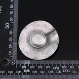 Vintage Women Hat Brooches Metal Lapel Pins Round Wedding Hijab Pin