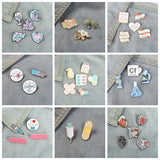 Doctor's Mini Stethoscope Lapel Pins Chemistry Pharmacist Angel Wings