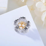 Pearl Flower Small Collar Pin Brooch