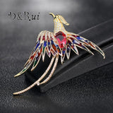 D&Rui Colorful Bird Lapel Pins Christmas Ideas Metal Brooch