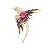 D&Rui Colorful Bird Lapel Pins Christmas Ideas Metal Brooch