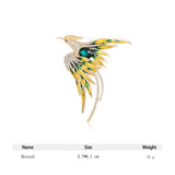 D&Rui Colorful Bird Lapel Pins Christmas Ideas Metal Brooch