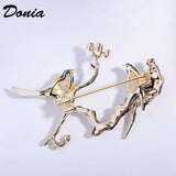 Enamel Bird Branch Brooch Hollow Brooch Scarf Pin Coat Accessories