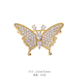 Baiduqiandu Butterfly Brooch Pins Gold/Silver Plated Animal Office Collar Pins