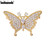 Baiduqiandu Butterfly Brooch Pins Gold/Silver Plated Animal Office Collar Pins