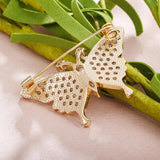 Baiduqiandu Butterfly Brooch Pins Gold/Silver Plated Animal Office Collar Pins