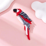 Parrot Brooch for Women Acrylic Material Animal Charming Funny Punk