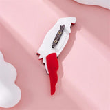 Parrot Brooch for Women Acrylic Material Animal Charming Funny Punk