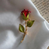 Little Prince's Rose Flower Vintage Brooch Women Clothing Accessories