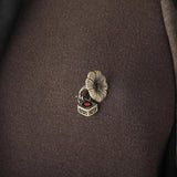 Vintage Phonograph Brooch Antiquite Musical Pins For Women Men