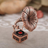 Vintage Phonograph Brooch Antiquite Musical Pins For Women Men