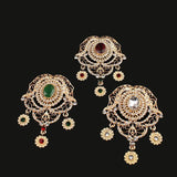 Moroccan Kaftan Crystal Brooch for Women