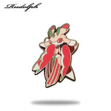 Gladiator Flower Enamel Pin
