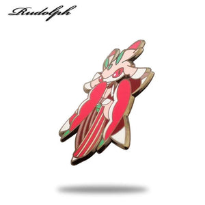 Gladiator Flower Enamel Pin