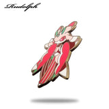 Gladiator Flower Enamel Pin