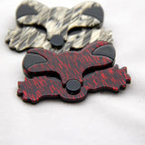 Vintage Acrylic Fox Brooches Animal Pins Badges Jewelry