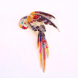 Red Birds Enamel Brooch Pin Perfect Gift Women Men Hijab Accessories