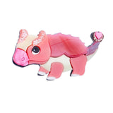 Ankylosaurus Dinosaur Brooches 2-Color Dragon Pins Party Jewelry Gift
