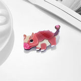 Ankylosaurus Dinosaur Brooches 2-Color Dragon Pins Party Jewelry Gift