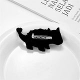 Ankylosaurus Dinosaur Brooches 2-Color Dragon Pins Party Jewelry Gift