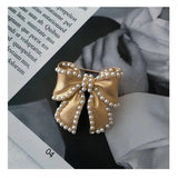 Rose Crystal Artificial Pearl Brooch for Women