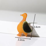 Small Duck Acrylic Women's Brooch Lapel Pins