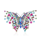 Rhinestone Butterfly Brooch Pin for Women Lady Beauty Insects