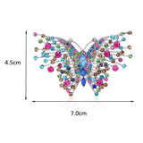 Rhinestone Butterfly Brooch Pin for Women Lady Beauty Insects