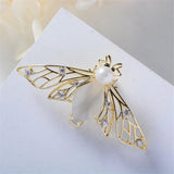 Opal Bee Brooch Pin Xmas Gift for Women Men